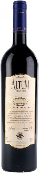 Вино ТерраМатер Альтум Шираз (TerraMater Altum) красное сухое 0,75л Крепость 14%
