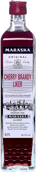 Ликер Мараска Черри Бренди (Maraska Cherry Brandy) десертный 0,7л Крепость 31%