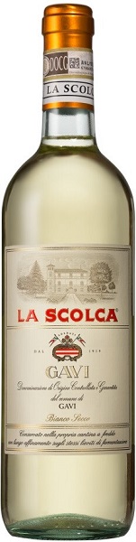 Вино Ла Сколька Гави  (La Scolca Gavi) белое сухое 0,75л Крепость 12%