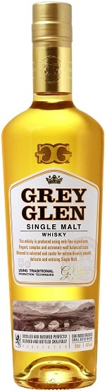 Виски Грэй Глен Сингл Молт (Grey Glen Single Malt) 5 лет 0,5л Крепость 40%