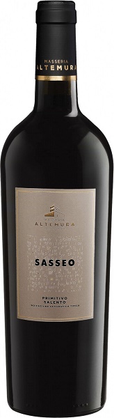 Вино Сассео Примитиво (Sasseo Primitivo) красное полусухое 0,75л Крепость 14,5%