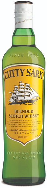 Виски Катти Сарк (Cutty Sark) 0,7л Крепость 40% в подарочной коробке