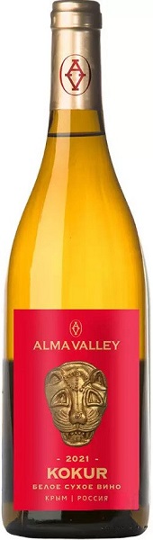 Вино Альма Валлей Кокур (Alma Valley Kokur) белое сухое 0,75л Крепость 14%