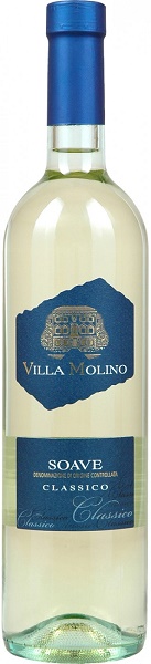Вино Вилла Молино Соаве Классико (Villa Molino Soave Classico) белое полусухое 0,75л Крепость 12%