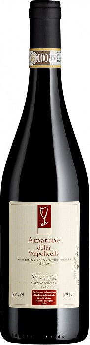 Вино Вивиани Амароне делла Вальполичелла Классико (Viviani Amarone) красное сухое 0,75л 15.5%