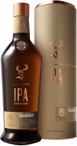 Виски Гленфиддик ИПА (Whiskey Glenfiddich Experimental IPA) Экспериментальная серия 0,7л 43% в тубе