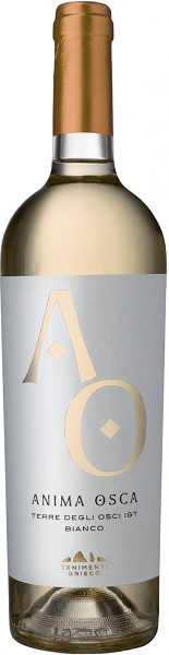 Вино Анима Оска Бьянко (Anima Osca Bianco) белое сухое 0,75л Крепость 12,5%