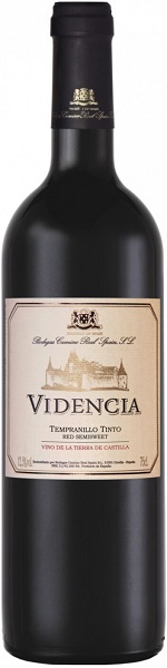Вино Виденсия Темпранильо Тинто (Videncia Tempranillo Tinto) красное полусладкое 0,75л 12%
