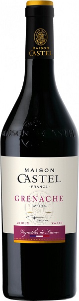Вино Мезон Кастель Гренаш (Maison Castel Grenache) красное полусладкое 0,75л Крепость 12%