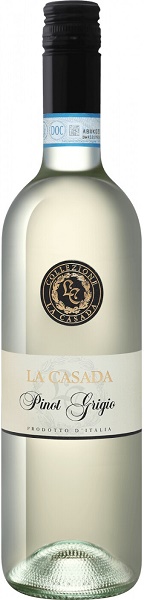 Вино Ла Казада Пино Гриджио (La Casada Pinot Grigio) белое сухое 0,75л Крепость 12%