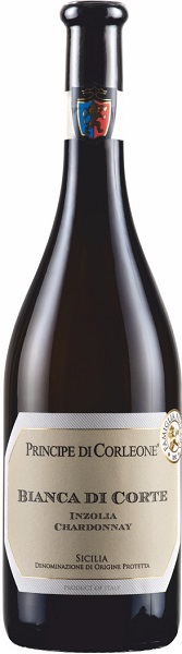 Вино Бьянка ди Корте Инзолия-Шардоне (Bianca di Corte Inzolia-Chardonnay) белое сухое 0,75л 13,5%