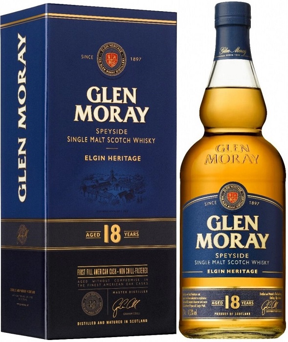 Виски Глен Морей Элгин Херитидж (Glen Moray Elgin Heritage) 18 лет 0,7л 47,2% в подарочной коробке 