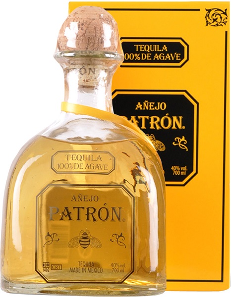 Текила Патрон Аньехо (Tequila Patron Anejo) 0,75л Крепость 40% в подарочной коробке