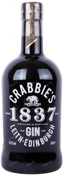 Джин Крэббис 1837 Олд Том (Gin Crabbies 1837) 0,7л Крепость 40,2%