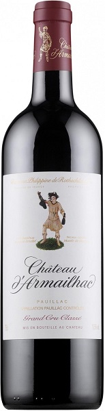Вино Шато д'Армайяк (Chateau d'Armailhac) красное сухое 0,75л Крепость 13,5%