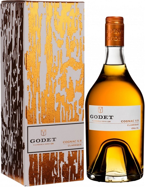 Коньяк Годе Классик (Cognac Godet Classique) VS 0,7л Крепость 40% в подарочной коробке