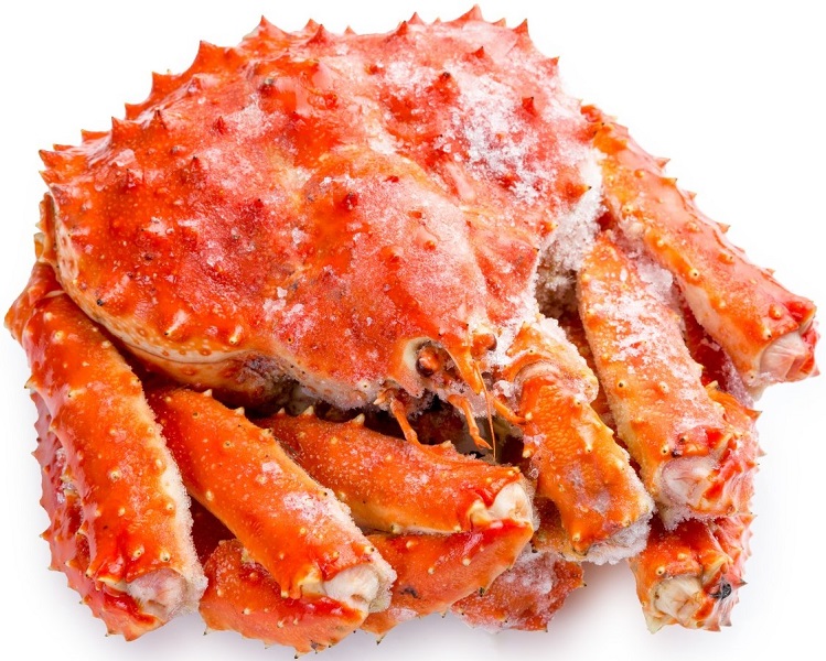 Краб Камчатский (Crab Kamchatka) варено-мороженый 1кг в термобоксе