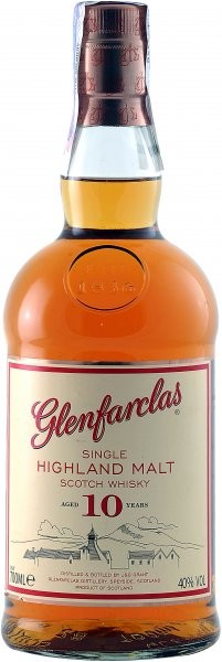 Виски Гленфарклас (Glenfarclas) 10 лет 0,7л Крепость 40%