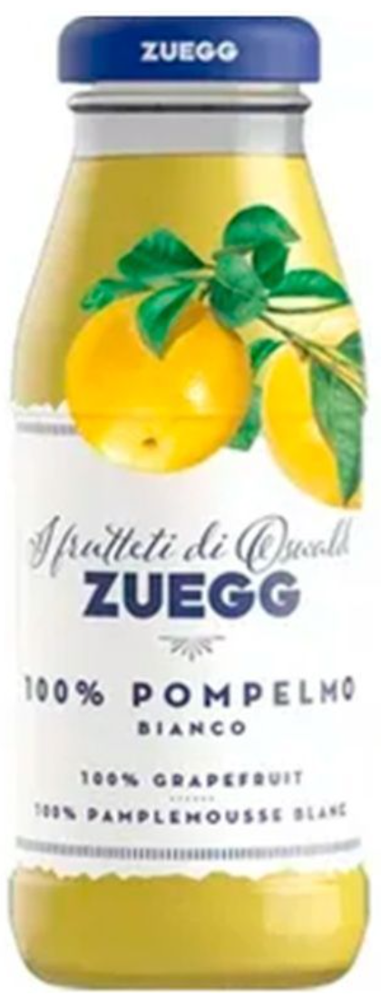 Сок Зунг Бар Грейпфрут (Zuegg Bar) 200мл в стеклянной бутылке