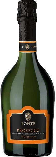 Вино игристое Фонте Просекко (Fonte Prosecco) белое брют 0,75л Крепость 11%