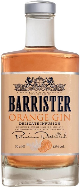 Джин Барристер Оранж (Gin Barrister Orange) 0,7л крепость 43%