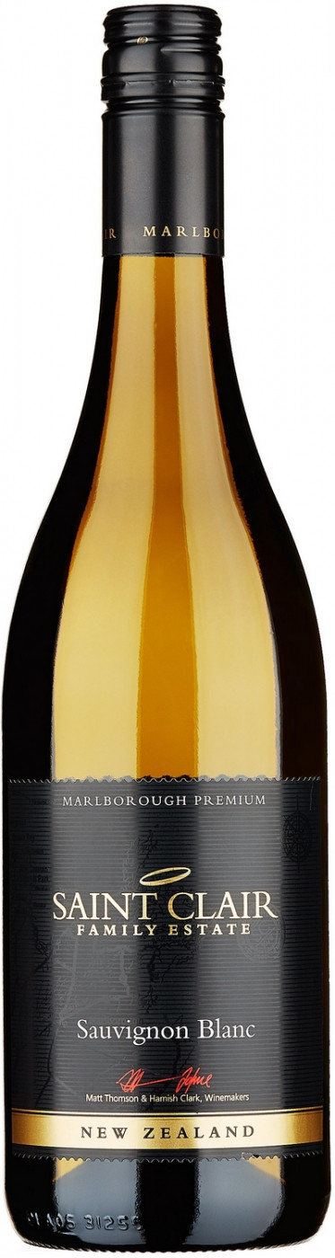 Вино Сент Клер Совиньон Блан (Saint Clair Sauvignon Blanc) белое сухое 0,75л Крепость 13%