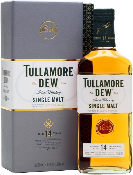 Виси Талмор Дью (Tullamore Dew) 14 лет 0,7л Крепость 41,3% в подарочной коробке