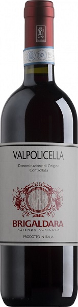 Вино Бригальдара Вальполичелла (Brigaldara Valpolicella) красное сухое 0,75л Крепость 13%