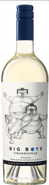 Вино Биг Бойз Шардоне (Big Boys Chardonnay) белое полусухое 0,75л Крепость 13,5%