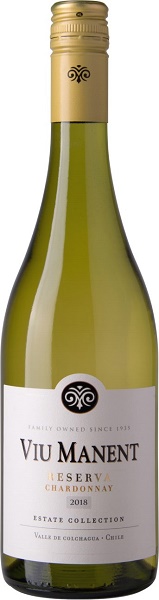 Вино Вью Манент Эстейт Коллекшн Резерва Шардоне (Viu Manent Chardonnay) белое сухое 0,75л 14%.
