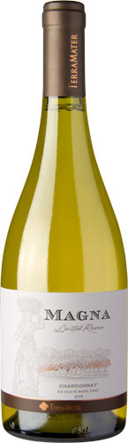 Вино ТерраМатер Магна Лимитед Резерв Шардоне (TerraMater Magna) белое сухое 0,75л Крепость 13,5%