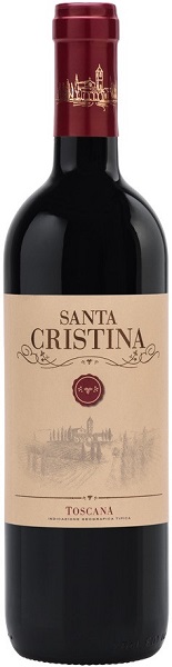 Вино Санта Кристина Тоскана "Santa Cristina Toscana" красное сухое 0,75л Крепость 13%