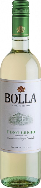 Вино Болла Пино Гриджо белое сухое 0,75л 12%