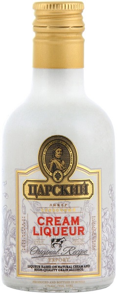 Ликер Царский Сливочный (Tsarskiy Cream Liqueur) 50мл Крепость 17% 