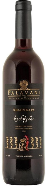 Вино Палавани Хванчкара (Palavani Khvanchkara) красное полусладкое 0,75л Крепость 12%