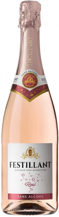 Вино игристое безалкогольное Фестийан Розе (Festillant Rose) розовое полусладкое 0,75л Крепость 0%