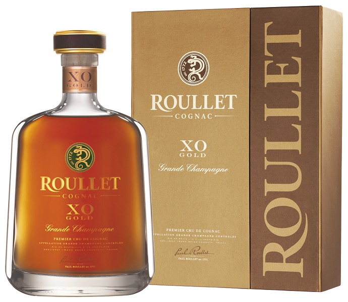 Коньяк Рулле Голд Гранд Шампань (Roullet Gold) XO 16 лет 0,7л Крепость 40% в подарочной коробке