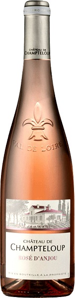 Вино Шато де Шамтелу Розе д'Анжу (Chateau de Champteloup) розовое полусухое 0,75л Крепость 10,5%
