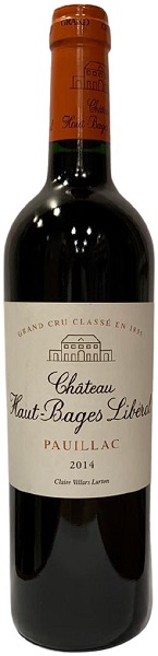 Вино Шато О Баж Либераль Гран Крю Классе (Chateau Haut Bages Liberal) красное сухое 0,75л 13,5%