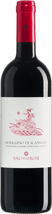 !Вино Валь делле Розе Мореллино ди Сканзано (Val delle Rose) красное сухое 0,75л Крепость 13,5%