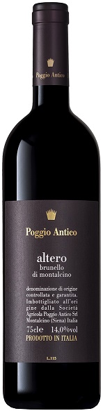 Вино Поджио Антико Брунелло ди Монтальчино (Poggio Antico) красное сухое 0,75л Крепость 14,5%