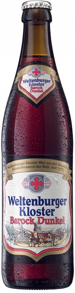 Пиво Вельтенбургер Клостер Барок Дункель (Weltenburger Kloster Barock Dunkel) темное 0,5л 4,7%