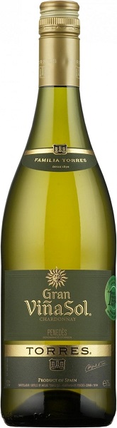 Вино Торрес Гран Винья Сол (Torres Gran Vina Sol) белое сухое 0,75л Крепость 13,5%