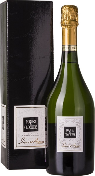 Вино игристое Ток э Клоше Креман де Лиму (Toques et Clochers) белое брют 0,75л 12,5% в коробке