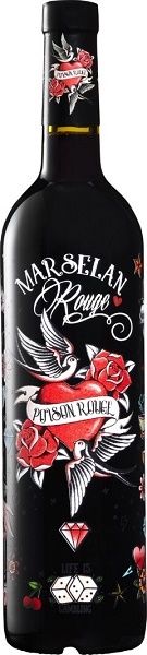 Вино Пуазон Руж Марселан (Poison Rouge Marselan) красное сухое 0,75л Крепость 13,5%