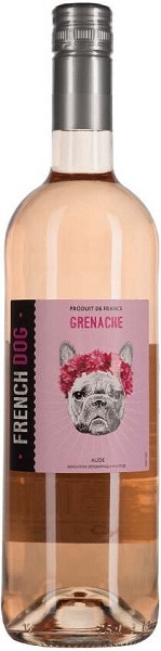 Вино Френч Дог Гренаш Розе (French Dog Grenache Rose) розовое полусухое 0,75л Крепость 12,5%
