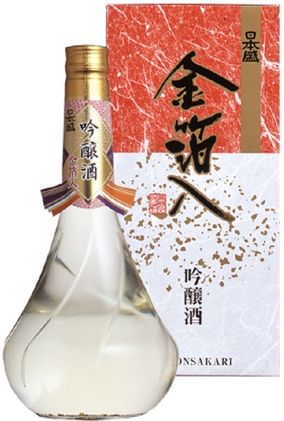 Саке Нихон-Сакари Чо-Токусен Кинпаку (Sake Nihon-Sakari Cho-Tokusen Kinpaku) 0,72л 16% в коробке