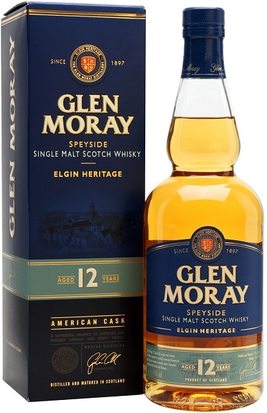 Виски Глен Морей Сингл Молт Элгин Эритаж (Whiskey Glen Moray Single Malt) 12 лет 0,7л 40% в коробке