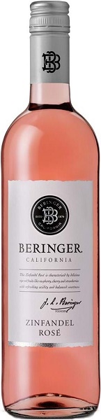 Вино Беринджер Зинфандель Розе (Beringer Classic Zinfandel Rose) розовое полусладкое 0,75л 9,5%