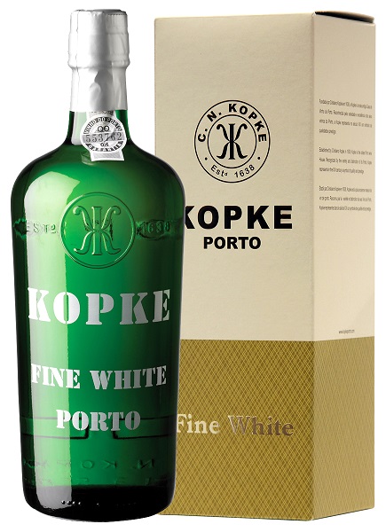 Вино ликерное Портвейн Копке Файн Уайт Порто (Kopke Fine White Porto) сладкое 0,75л 19,5% в коробке